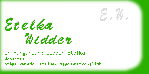 etelka widder business card